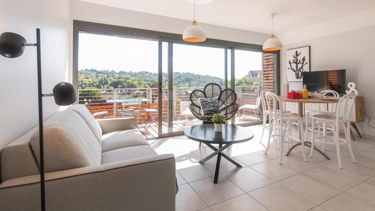 Le Coquet Avec Balcon Terrasse Et Parking Prive Apartment Sarlat-la-Caneda Ngoại thất bức ảnh